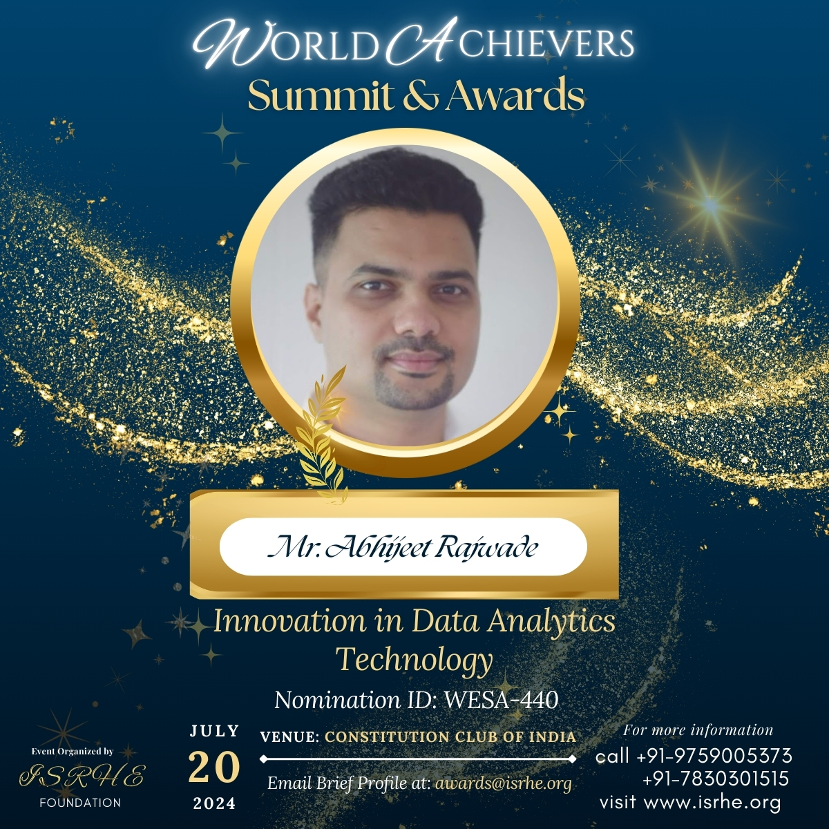 Mr. Abhijeet Rajwade